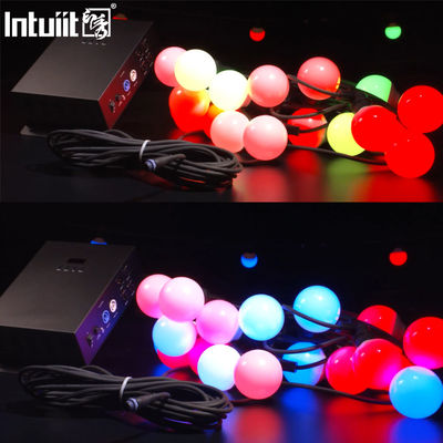 IP54多着色された豆電球は45mで60のLEDs RGBのクリスマス ランプを差し込む