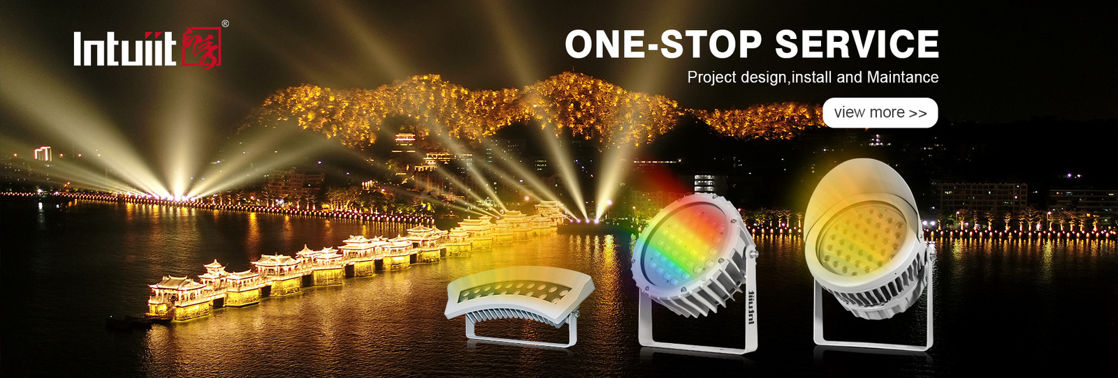 屋外のGoboプロジェクター