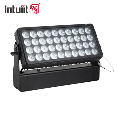屋外 40*10W RGBW LED シティカラーライト ビーム ウォッシュ ストロボ効果 防水 ウォールウォッシャー フラッドライト IP65 DMX512 制御モード