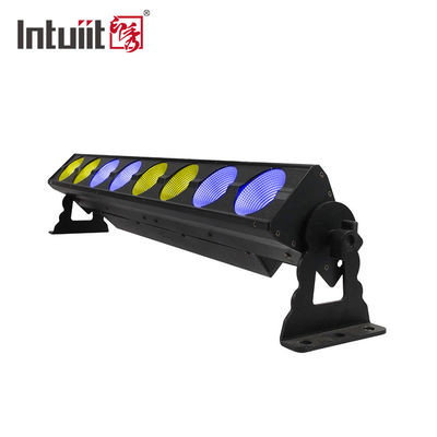 プロ ウォール ウォッシャー ライト LED ブラインド RGB 線形バー 8*15w コブ LED ピクセル制御