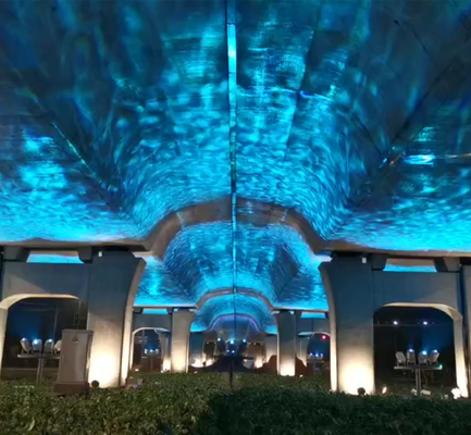 400W広告ライト 画像回転GOBOロゴ プロジェクターライト DMX512 景観ランプ