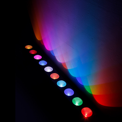 10x9W RGB DMX 3in1 LED ウォールウォッシュライト