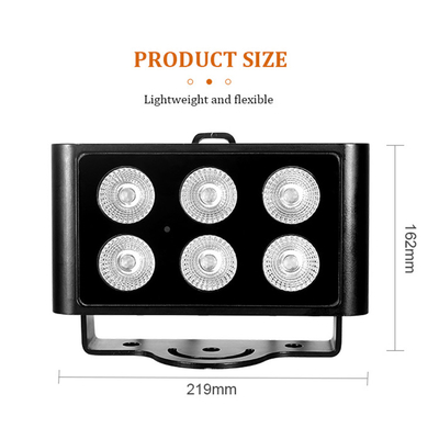 6x5W 屋外 IP65 スクウェア DMX RGBW LED 防災用 建物用 玄関用 LED 壁洗浄用 防災用