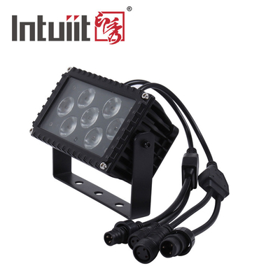7x3W IP66 屋外 LED 洪水灯 LED 屋外 25 度 角度 建築 投影 投光 玄関 灯