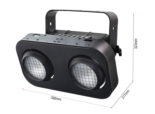 ステージオーディエンスライト 2眼 RGBW 4in1 LED コブブラインド 200W ディスコステージライト