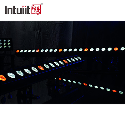 15*10ワット 屋外ビル IP65 防水硬いバー ピクセル DMX512 RGBWA-UV 6IN1 LED ウォールウォッシャーライト