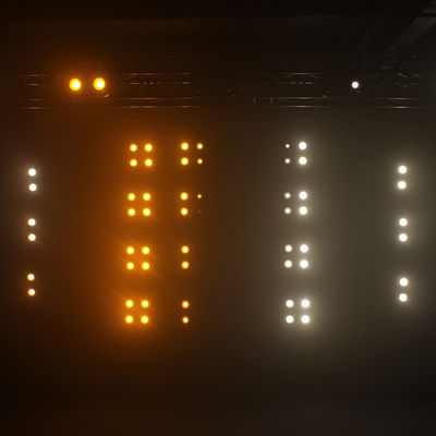 200W RGB 2IN1 DMX COB Par 2x100W 2 Eyes LED オーディエンスブラインドライト 2 Eyes 暖か冷たいホワイトオーディエンスコブライト 結婚式バー