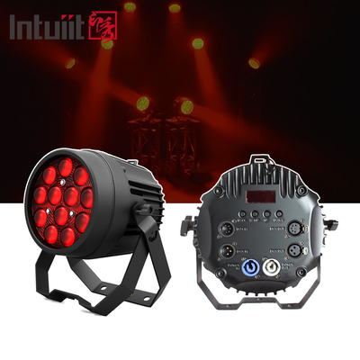 12x10W RGBW 4in1 アウトドア IP65 防水重型鋳型アルミフラット LED パールライト