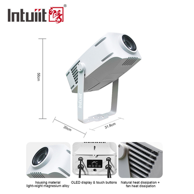 200w 屋外ゴボプロジェクター 広告プロジェクター 回転式LED 防水 IP65 ロゴ ゴボプロジェクター 広告ライト