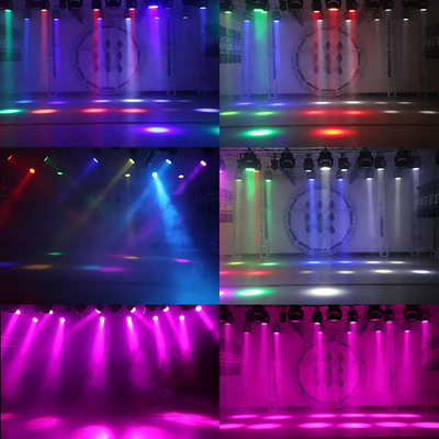 LED洗面パール 4In1 12X10W ズーム Rgbw LED洗面移動ヘッドライト DJ ディスコステージライト