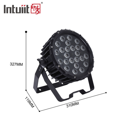 プロフェッショナルステージライト 82W RGB 24*Tri-3W 室内 DMX512 スリムフラット LED パールライト