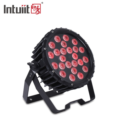 プロフェッショナルステージライト 82W RGB 24*Tri-3W 室内 DMX512 スリムフラット LED パールライト