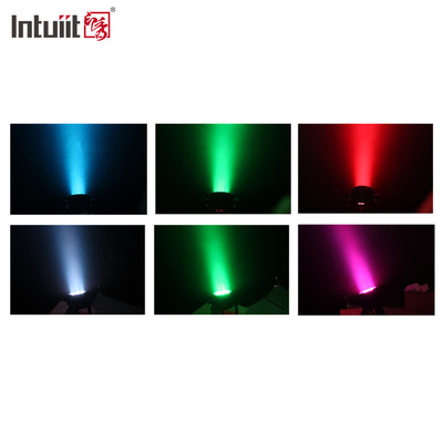 ミニ LED 動く頭 DJ ステージライト RGB ビーム スポットライト DMX 512 音声アクティベーション ストローブ エフェクト ディスコパーティ ライト Wed
