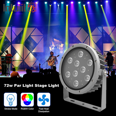 1つのLEDの庭のスポットライトのIP65 72W RGBW 4