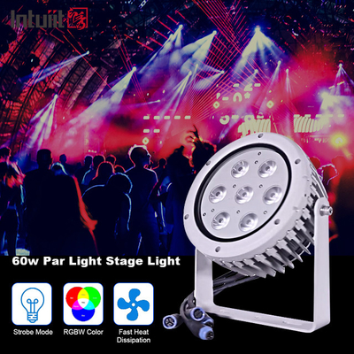屋外Ip65 Dmx 60w Rgbwは庭のための景色の点ライトを導いた