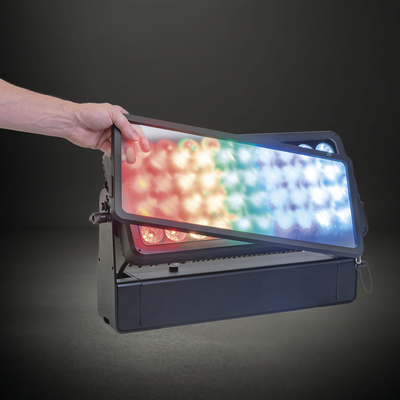 防水 40X10W LED ウォールウォッシャー IP65 LED ステージライト 建物用 都市色
