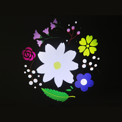 60Wゴボプロジェクター カスタムロゴ LEDライト HD画像 屋外用 Ip65回転広告プロジェクション 婚活用