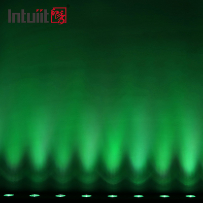 12x2W RGBW LEDステージライト 4in1 サウンドアクティベーション制御 DJライト バーライト 教会 結婚式照明 LED壁洗浄機