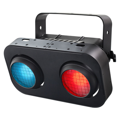 Dmx512 ストローブ アンバー ホットホワイト 2x90W 2 眼 LED オーディエンスブラインド ライト LED コブブラインド