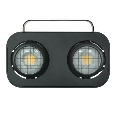 Dmx512 ストローブ アンバー ホットホワイト 2x90W 2 眼 LED オーディエンスブラインド ライト LED コブブラインド
