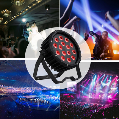 ステージのためのLED DJ PARライト - 90W LED Par Can Light RGBW DMX制御アップライト 結婚式 教会イベントパーティー