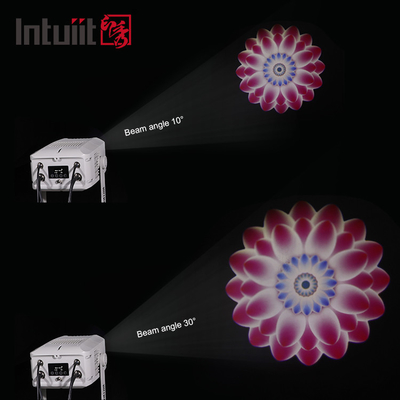 100W 屋外広告 LED ゴボロゴ プロジェクター ライト 回転 防水 DMX512 コントロール アルミ ビーム プロジェクター IP65 評価