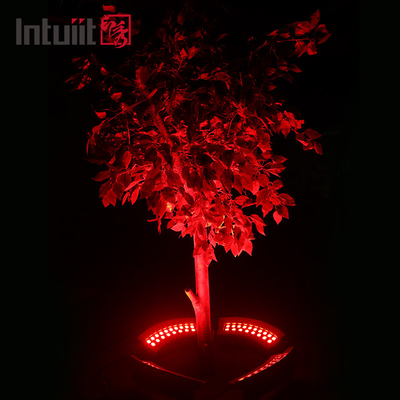 36W DMX 512 RGBW カラーツリーライト LED IP65 防水 屋外スポットライト リング 庭園風景光