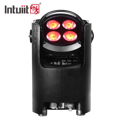 4x12W RGBW LED パールステージライト バッテリーアップライト 無線アップライト DJ 結婚式
