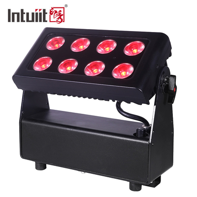 8X15W RGBW 4イン1 LEDアップライト バッテリー駆動ステージライト DJライト リモコンとDMX制御