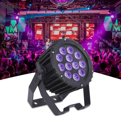 プロ 12pcs 4in1 12x3W LED アウトドアパール ライト ステージ照明 RGBW アルミ合金 DJ ウォッシュパール ナイトクラブライト