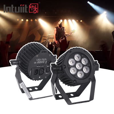 7Leds 22W Led Par Stage RGB ディスコライト Dmx512 パーティーのDJイベントのためのライトステージ