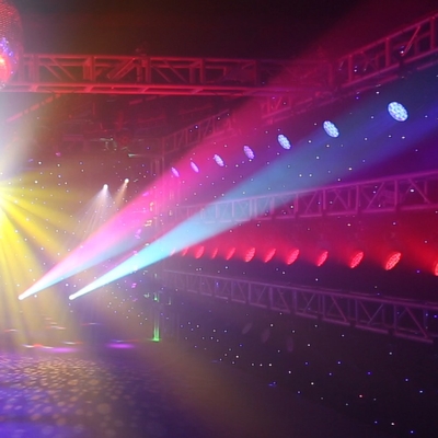 LED洗濯 37x10W ズームステージ照明 DMX ビーム洗濯 動くヘッドライト