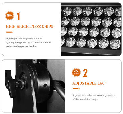 IP65 1500w Rgbw 4in1 LED シティカラー防水 LED ウォールウォッシュ照明 ステージライト LED アウトドアウォッシャーライト