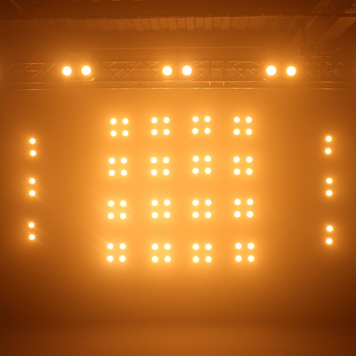 4X90W 4 アイ・LED コブ・ブラインドライト アンバー ホットホワイト 2In1 Ip65 防水 LEDステージライト