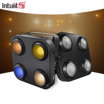 ステージライト 屋外 4X90W COB アンバー ホットホワイト 観客用 LED ブラインドライト