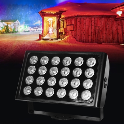 24x10w 4in1 Rgbw LED 屋外壁洗浄機 洪水照明 庭 結婚パーティー DJ ステージライト