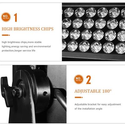 工場 卸売 2000W LED 洪水照明 室外 IP65 48x40W RGBW 4in1 都市美化プロジェクトのための建築洗浄光