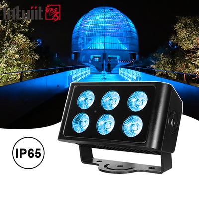 6x5W 4in1 RGBW LED DMX ウォールウォッシュライト IP65 屋外 LED 都市カラーライト ステージ パフォーマンス DJ パーティ ライト