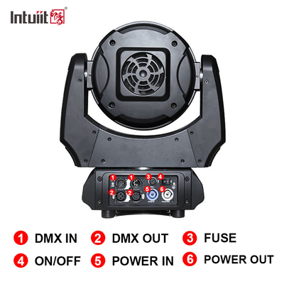 LEDステージライト 19x10W DMX RGBW 4in1 ズーム LED ウォールウォッシュ 動くヘッドライト DJ バー ディスコクラブコンサート