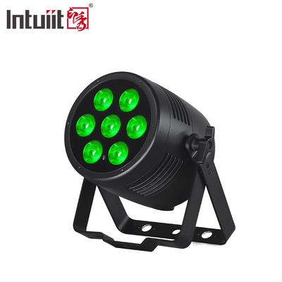 防水無線DMX 屋外 7x20W RGBWA UV 6in1 IP65 LED パールライト アップライト 外部