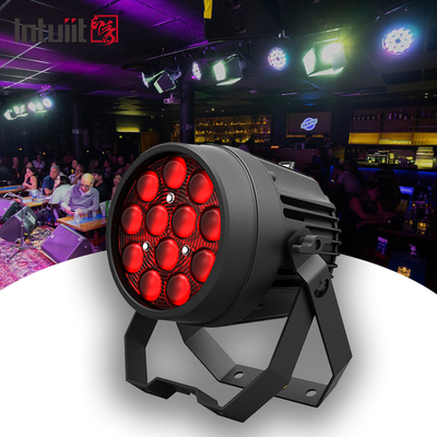 防水無線DMX 屋外 12x10W RGBW 6in1 IP65 LED パールライト