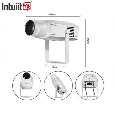 400W 防水 IP65 LED GOBO プロジェクター 屋外ビルディングプロジェクションライト 4色スイッチング水効果プロジェクションライト
