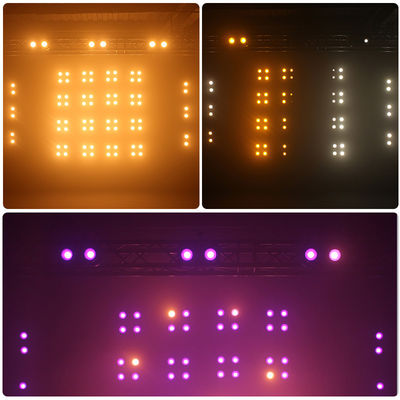 2眼 IP65 ウォームホワイト/アンバー/RGB 200W LED 観客 COB ブラインダーライト DJコンサートイベント劇場ステージ照明用