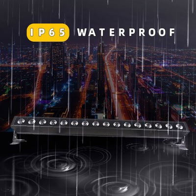 16X 5W RGBW LED ウォールウォッシュバー DMX512 制御 DJ ガーデン IP65 DMX512 制御のための線形ライト
