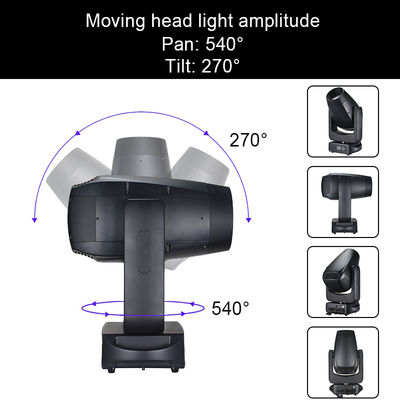 280W LED 屋外 IP66 防水 CMY ビーム スポット ウォッシュ BSW 移動頭灯 LED 移動頭灯