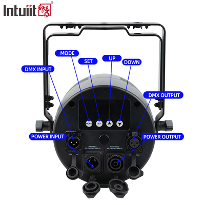 LEDパーライト 6in1 ステージアップライト 7x20W RGBWA-UV DMX512コントロール 屋外DJライト ステージ パーティー クラブ ディスコ ウェディングイベント用