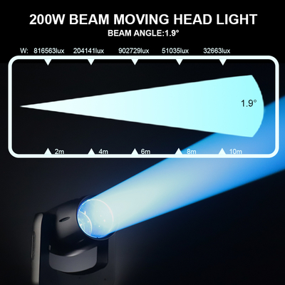 200W LED Moving Head Ip66 Outdoor Beam Waterproof Dj Event Concert Moving Head Stage Light