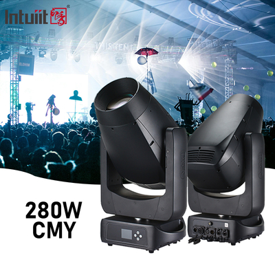 280W LED 屋外 IP66 防水 CMY ビーム スポット ウォッシュ BSW 移動頭灯 LED 移動頭灯