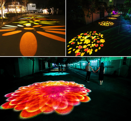 防水 IP65 LED ゴボ プロジェクターライト 屋外景観ステージ用 高 高明るさ 200W