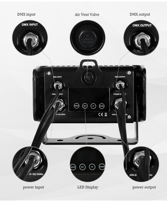 6x5W RGB RGBW 屋外 LED ウォールウォッシャーライト IP65 フラッドブラインダー ストロボ